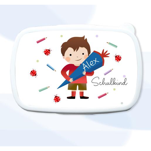 Brotdose für Mädchen und Jungen | Schulkind 2023 | Personalisierte Geschenke für Kinder | Tolle Brotdose mit Namen personalisiert | Artikelnummer: 107138430 -1