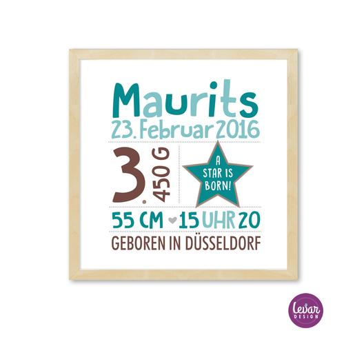 Geburtsanzeige Stern  |  | Artikelnummer: 80638231  -2