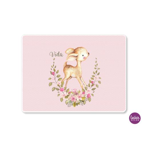 Tischset, Platzdeckchen, Waldtiere | Zauberhaftes Tischset mit Namen personalisiert | Artikelnummer: 17833727 -5