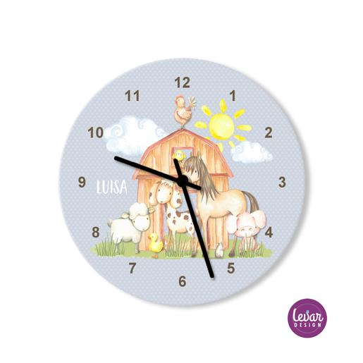 Kinderzimmer Wanduhr Animal Farm Pferd |  | Artikelnummer: 125559783 -22