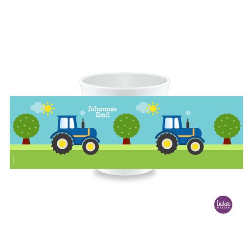 Trinkbecher, Kindertasse Traktor  |  | Artikelnummer: kitasstrak1 -1
