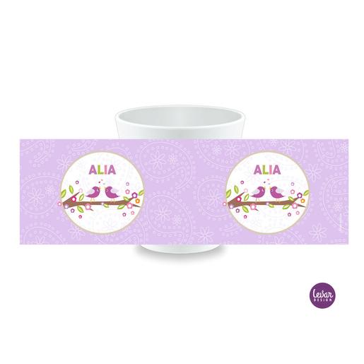 Trinkbecher für Kinder, Vögel  | Becher aus Melamin BPA frei | Artikelnummer: kitassvoedo -3