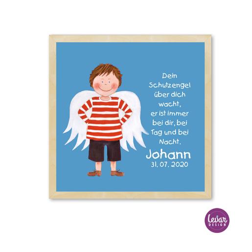 Schutzengelbild mit Gedicht Max | Personalisiertes Geschenk zur Geburt oder Taufe für Babys | Artikelnummer: 9102658 Kopie