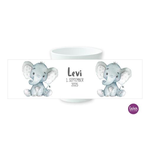 Trinkbecher, Elefant | Kindergeschirr aus Melamin BPA frei | Artikelnummer: 5602352 -1