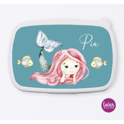 Brotdose Nixe personalisiert  | Tolle Lunchbox mit Namen  | Artikelnummer: 123820871 -2