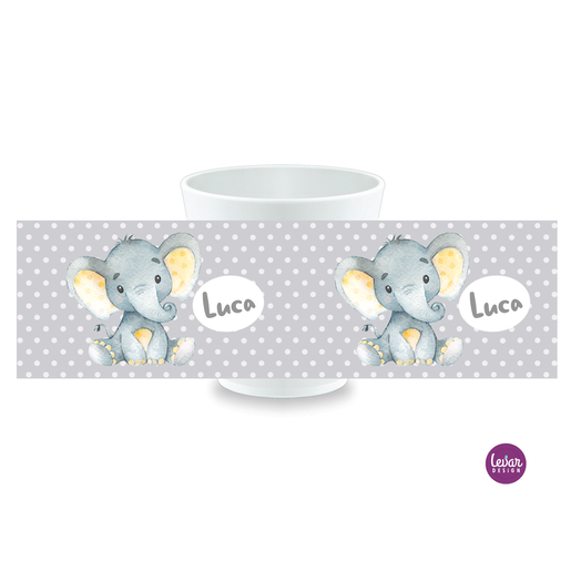 Elefant Kinderbecher, Melaminbecher | Kindergeschirr aus Melamin BPA frei | Artikelnummer: 5602353 -2