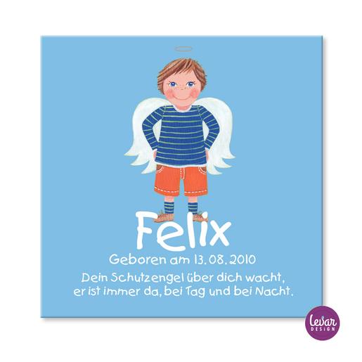 Schutzengelbild Tim  | Personalisiertes Geschenk zur Geburt oder Taufe für Babys | Artikelnummer: 42596518 -1