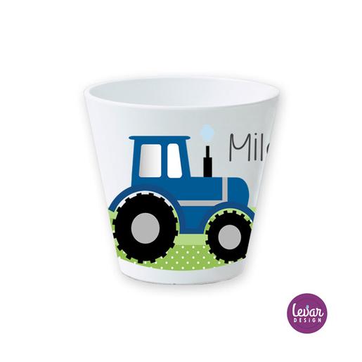 Trinkbecher, Kinderbecher Traktor | Kindergeschirr aus Melamin BPA frei | Artikelnummer: 4680-8037-5447 -2