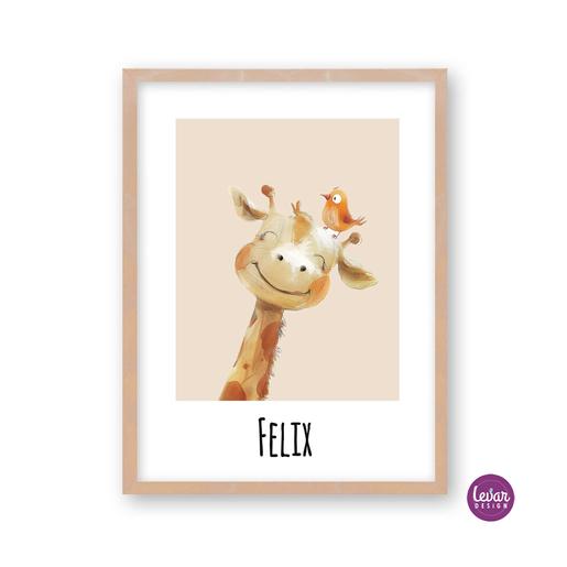 Poster, Kinderzimmer Bild | Personalisiertes Poster - Finartkunstdruck | Artikelnummer: 2113-6754-0674 -2