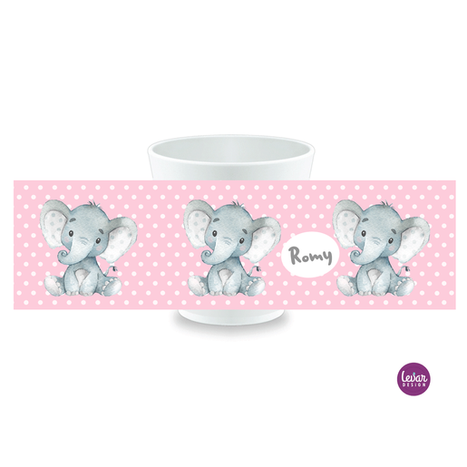 Elefant Kinderbecher, Melaminbecher | Kindergeschirr aus Melamin BPA frei | Artikelnummer: 5602353 -1