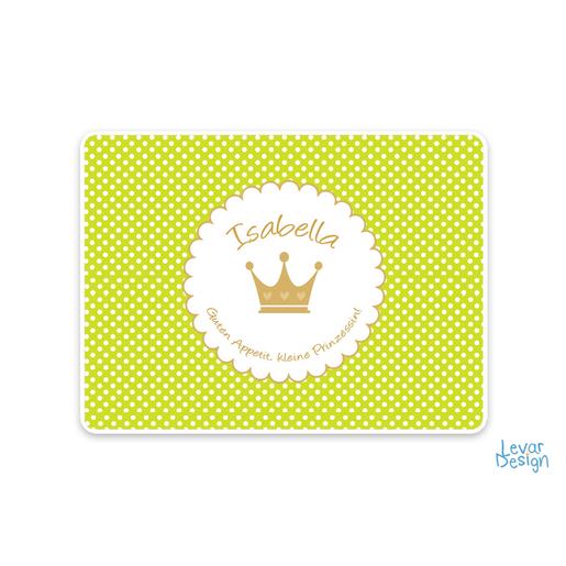 Tischset Prinz, Prinzessin | Abwischbares Set mit Namen personalisiert | Artikelnummer: 126475047 -2