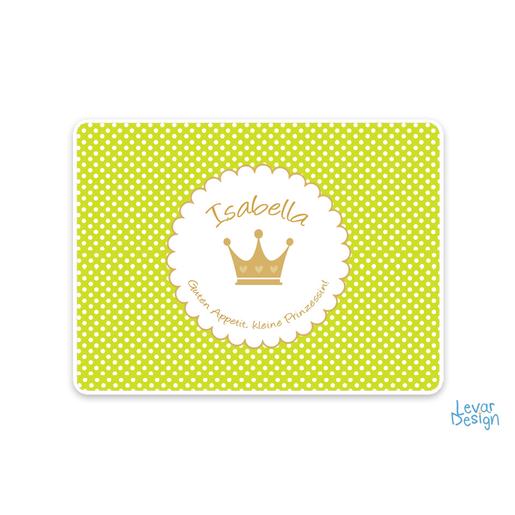 Tischset Prinz, Prinzessin | Abwischbares Set mit Namen personalisiert | Artikelnummer: 126475047 -2