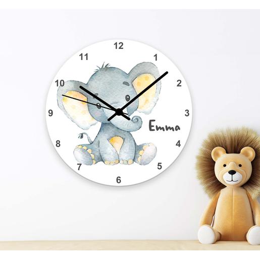 Elefant personalisierte Wanduhr  |  | Artikelnummer: 2240-8003-1743 -1