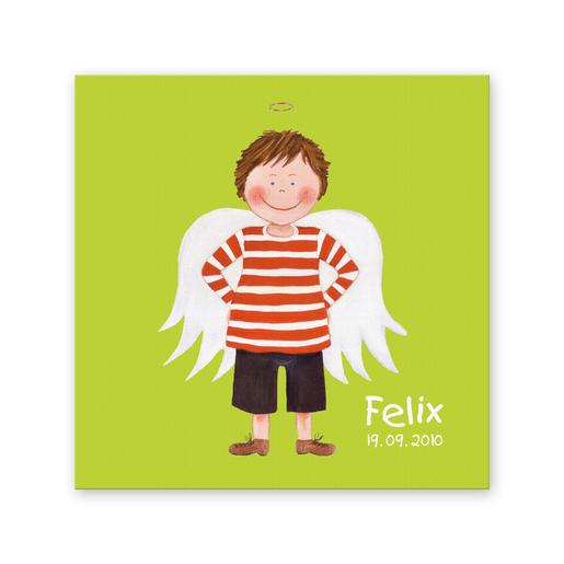 Schutzengelbild Max  | Personalisiertes Geschenk zur Geburt oder Taufe für Junge | Artikelnummer: 21593173