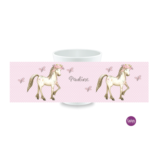 Trinkbecher, Pferd  | Kindergeschirr aus Melamin BPA frei | Artikelnummer: 0228-1208-5385 -2