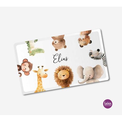 Dschungeltiere Brettchen  | Melaminbrettchen Hergestellt in Deutschland, BPA frei | Artikelnummer: 117481487 -3