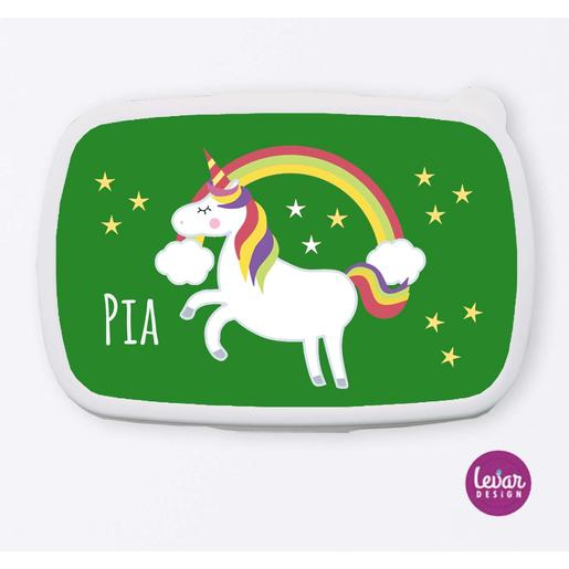 Brotdose Einhorn für Kinder  | Tolle Brotdose mit Namen personalisiert | Artikelnummer: 0723-2181-4863 -2