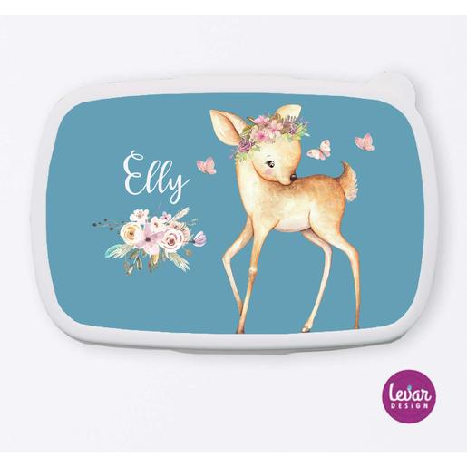 Brotdose, Lunchbox Eichhörnchen | Tolle Brotdose mit Namen personalisiert | Artikelnummer: 23458 -2
