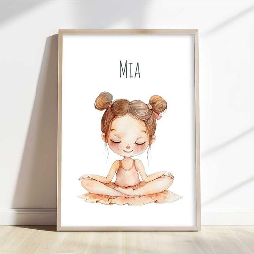 Personalisierte Poster für Kinder | Kinderzimmerbilder - hochwertiger Druck auf Aquarellpapier | Artikelnummer: 6338-8310-3223