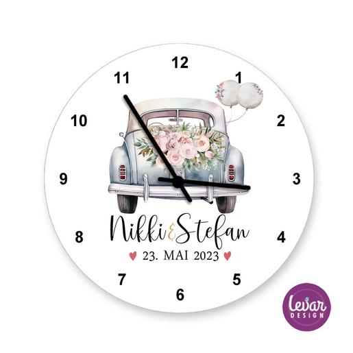Wanduhr Acryl Ø 28 cm | Leise tickende Wanduhr | Artikelnummer: 7515-1437-1751 Kopie