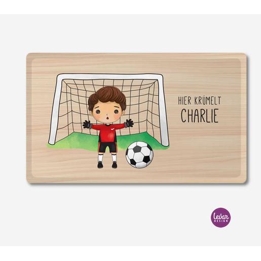 Personalisiertes Frühstücksbrettchen Holzdekor | Brettchen aus Melamin, BPA frei und hergestellt in Deutschland | Artikelnummer: 1116645512-15