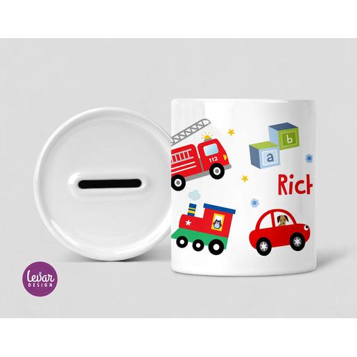 Spardose Spielzeug | Personalisiertes Geschenk zur Geburt oder Taufe | Artikelnummer: 7788992