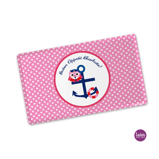 Frühstücksbrettchen Ahoi | Brettchen aks Melamin, BPA frei und hergestellt in Deutschland | Artikelnummer: 23920245 -1