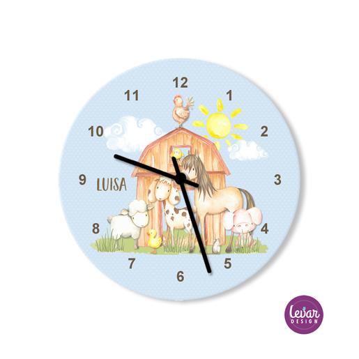 Kinderzimmer Wanduhr Animal Farm Pferd |  | Artikelnummer: 125559783 -33