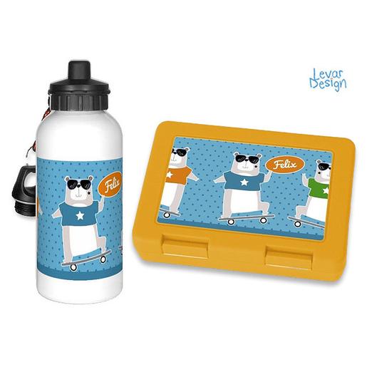 Set Brotdose + Trinkflasche Waldtiere |  | Artikelnummer: 111939215 -1