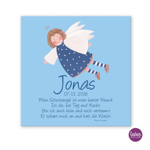 DEIN SCHUTZENGEL Schutzengelbild mit Namen + Gedicht | Personalisiertes Geschenk zur Geburt oder Taufe  | Artikelnummer: 11509022 -1