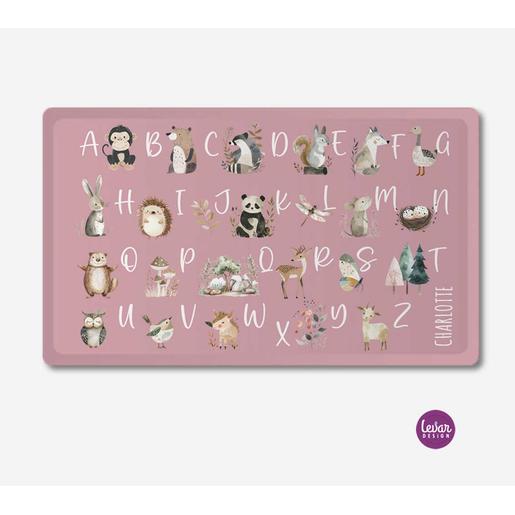ABC Frühstücksbrettchen für Kinder | Personalisiertes Brettchen mit Namen, BPA frei | Artikelnummer: 125199503 -3