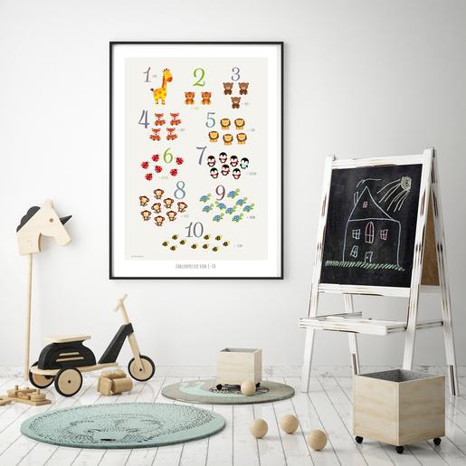  Poster Tieralphabet | Zahlen sand |  | DINA 3 | Artikelnummer: 126158159 -3