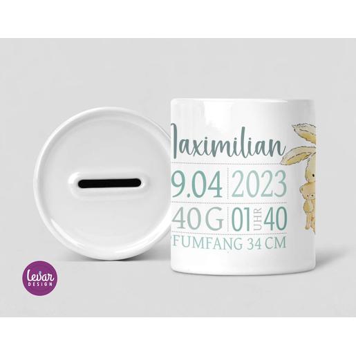 Spardose personalisiert | Tolle Spardose mit Wunschnamen | Artikelnummer: 117393663-2