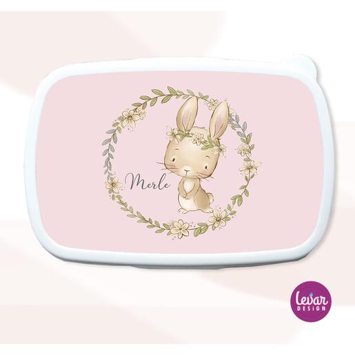 Personalisierte Brotdose | Hase | Tolle Brotdose mit Namen personalisiert | Artikelnummer: 106806231