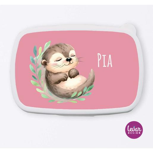 Brotdose, Lunchbox Otter | Tolle Brotdose mit Namen personalisiert | Artikelnummer: 2746-4517-4383 -3