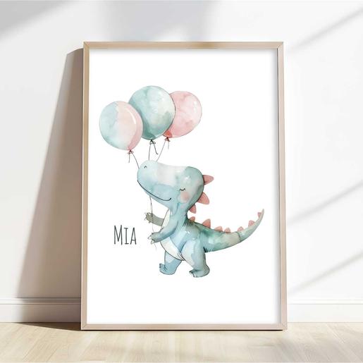 Personalisierte Poster für Kinder | Kinderzimmerbilder - hochwertiger Druck auf Aquarellpapier | Artikelnummer: 6338-8310-3223 -4