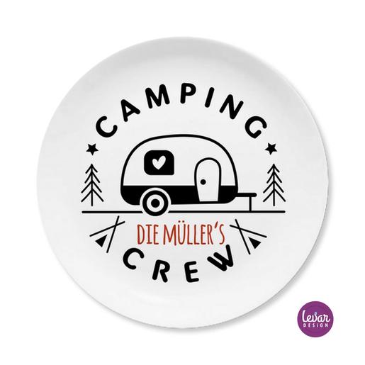 Personalisierter Campingteller Outdoorgeschirr | Camping Geschirr mit Namen personalisiert, BPA frei und hergestellt in Deutschland | Artikelnummer: 7627-3008-8006