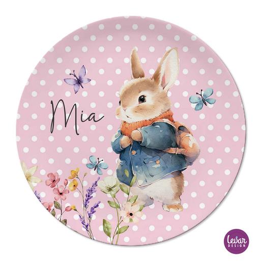 Hase Osterteller für Kinder | Teller aus Melamin und BPA frei  | Artikelnummer: 60824 -4