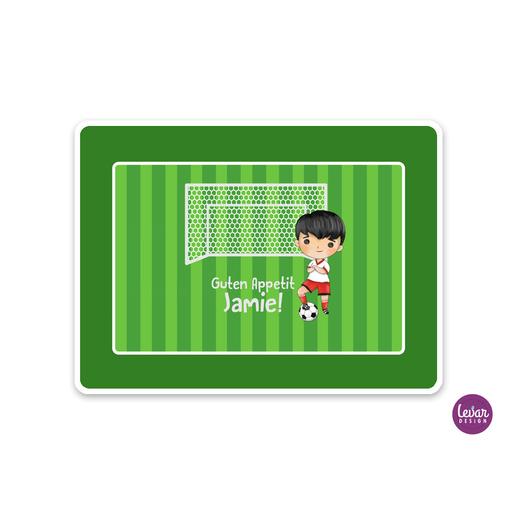 Fußballer Tischset Platzset  | Platzset mit Namen personalisierbar | Artikelnummer: 5786-4867-8772 -1