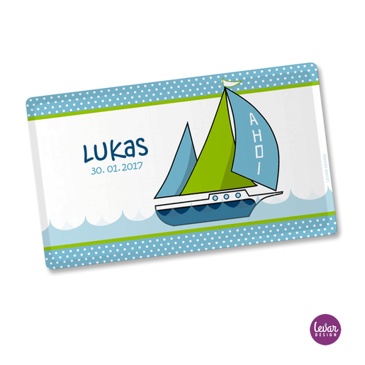 Frühstücksbrettchen Segelschiff |  | Artikelnummer: 110564546 -2