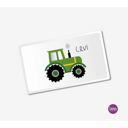 Frühstücksbrettchen Traktor | Kindergeschirr aus Melamin BPA frei | Artikelnummer: 33081777 3