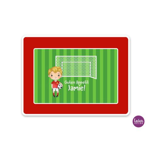 Fußballer Tischset Platzset  | Platzset mit Namen personalisierbar | Artikelnummer: 5786-4867-8772 -6