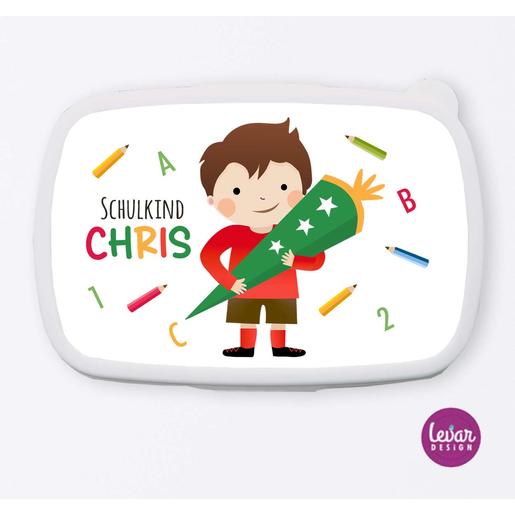 Brotdose Schulkind 2025 für Kindergarten, Schule & Sport | Tolle Brotdose mit Namen personalisiert | Artikelnummer: 36547 -3
