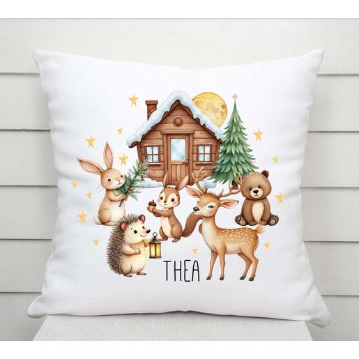 Kissen mit Füllung - Weihnachten | Zauberhaftes Babykissen zur Geburt und Taufe mit Geburtsdaten | Artikelnummer: 560125 250-1