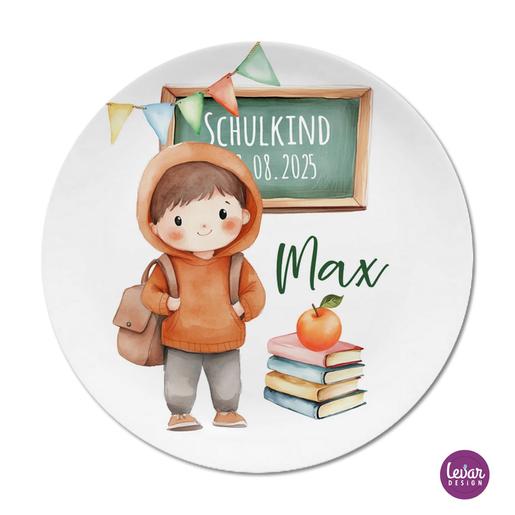 Personalisierter Teller Schulkind 2026 | Hochwertiges Kindergeschirr aus Melamin, BPA frei | Artikelnummer: 2453-7214-3548 10