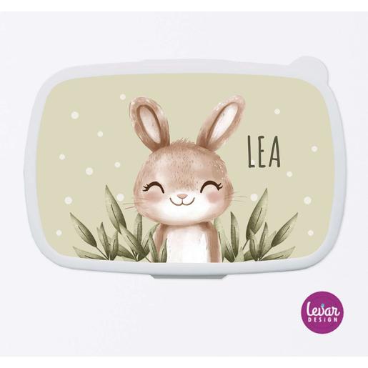 Personalisierte Brotbox für Kinder - Hase | Tolle Brotdose mit Namen personalisiert | Artikelnummer: 134820871 -8