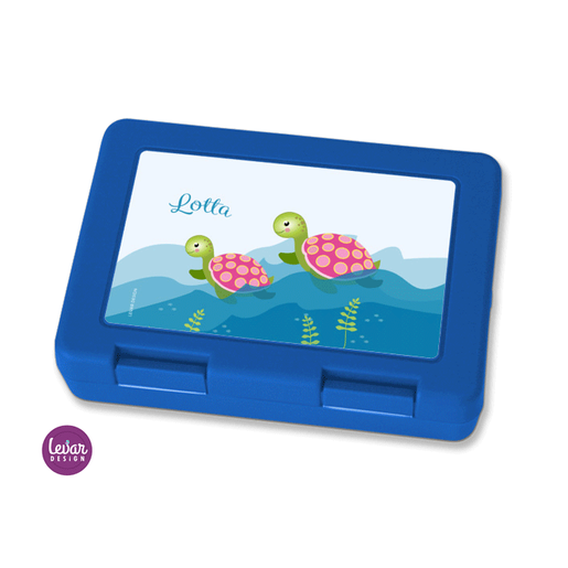 Brotdose für Mädchen und Jungen | Schildkröte | Personalisierte Geschenke für Kinder | Tolle Brotdose mit Namen personalisiert | Artikelnummer: 133820871 -3