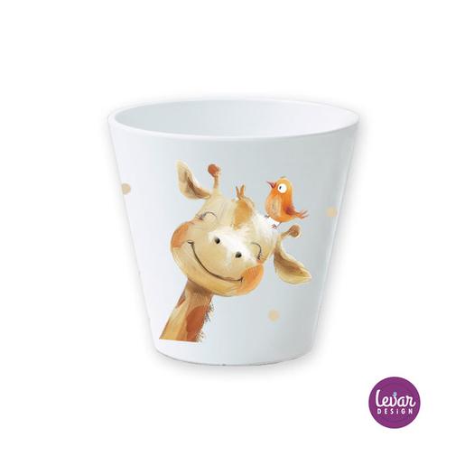Giraffe Kinderbecher, Trinkbecher | Zauberhafter Becher für Kinder aus Melamin BPA frei | Artikelnummer: 2813-0418-1867 -1