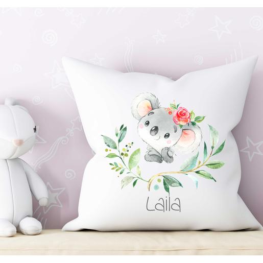 Koala Babykissen mit Füllung  | Zauberhaftes Namenskissen zur Geburt und Taufe  | Artikelnummer: 2601-6502-4633 -1