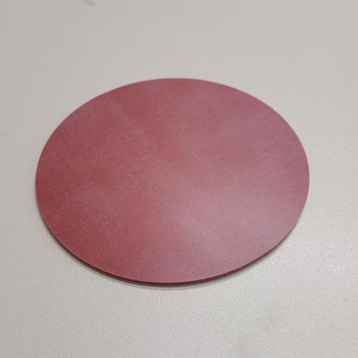 Silikonscheibe 91x2mm Ø 91mm Ø Dicke: 2mm rotbraun Silikon RESTPOSTEN